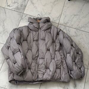 Gray Puffer Jacket